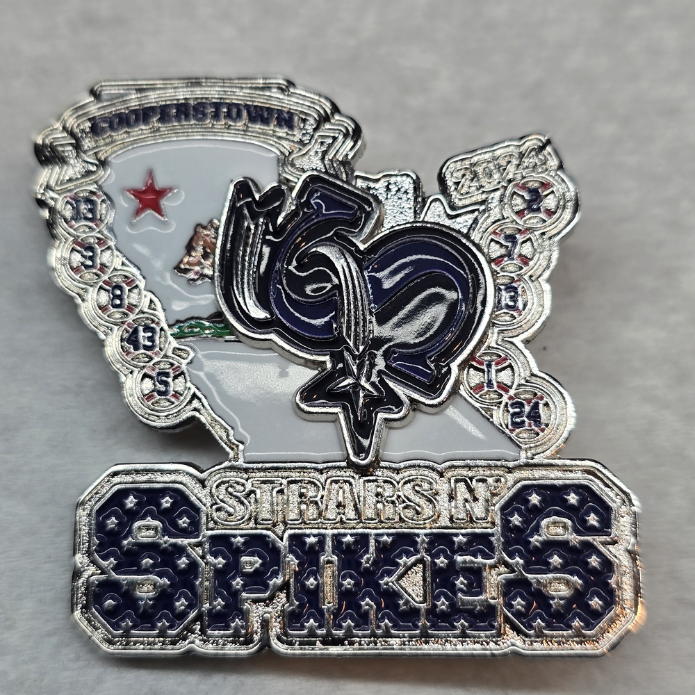 Cooperstown Dreams Park - Trading Pin Spikes Enamel Pin With Spinner